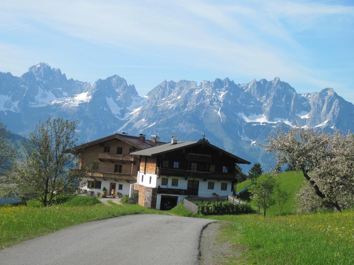 Hahnenkammblick Villa Kitzbühel Buitenkant foto