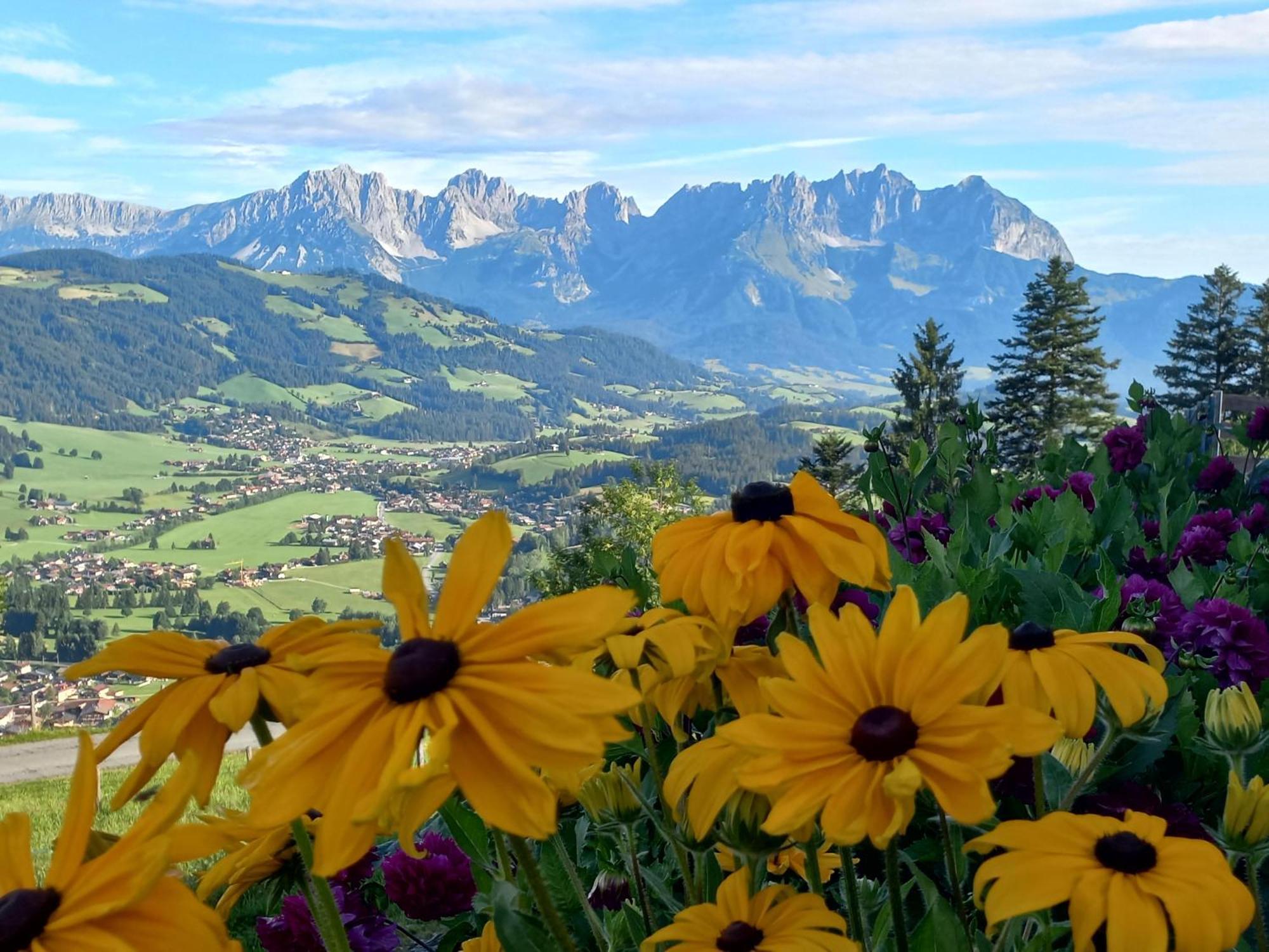 Hahnenkammblick Villa Kitzbühel Buitenkant foto