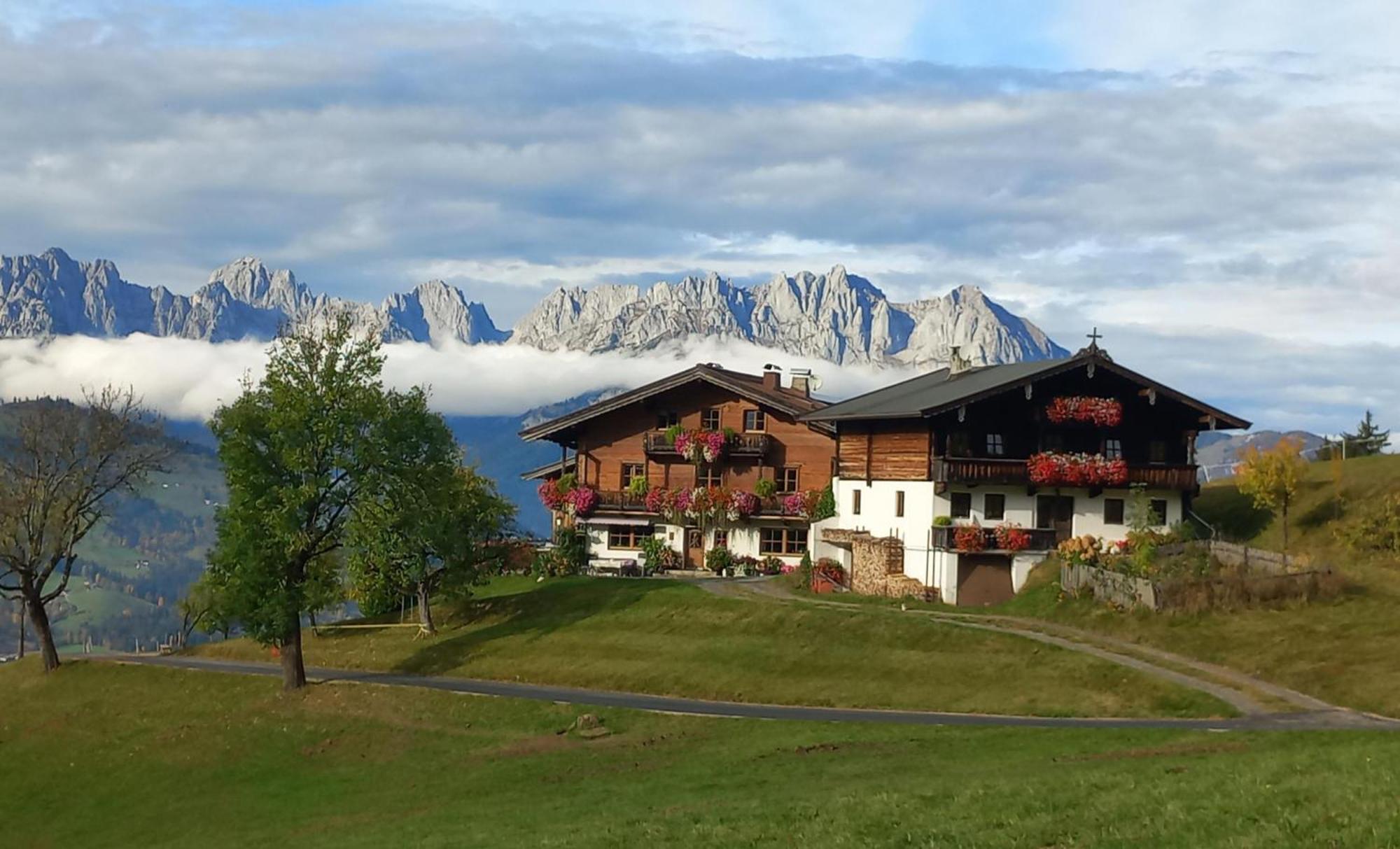 Hahnenkammblick Villa Kitzbühel Buitenkant foto